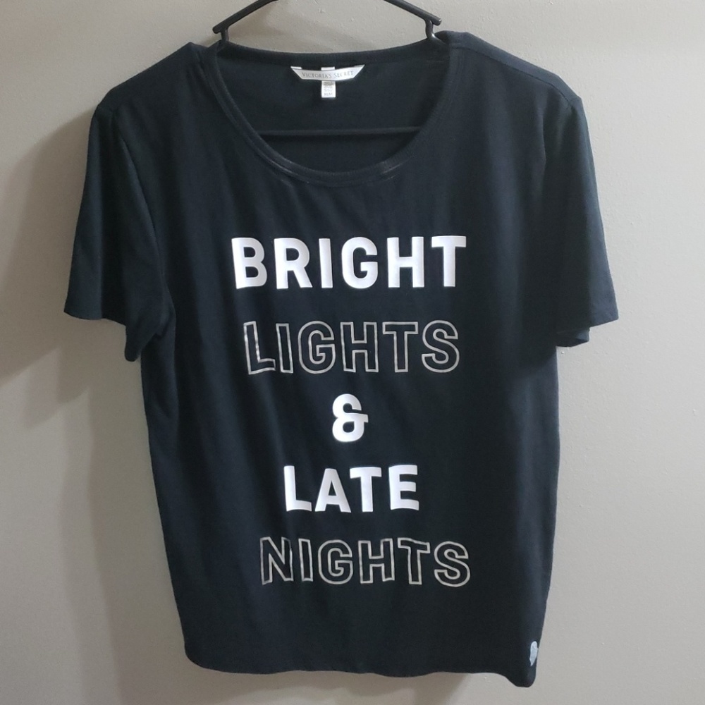 Victoria's Secret black graphic tee